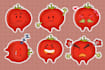 draw sticker design or clip art illustration
