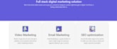 create responsive HTML CSS javascript website