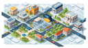 design 2d vector maps, 3d event maps and isometric map illustrations