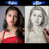 sketch illustration, pencil drawing,
