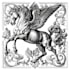create medieval vintage line art illustration in engraving