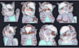 create cute furry emotes or telegram discord stickers