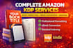 provide complete amazon KDP book formatting, ebook conversion, and book indexing