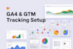 setups google analytics 4, ga4 gtm ecommerce and tracking