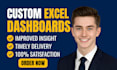 create interactive excel and tableau dashboard