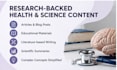 write evidence based biomedical, health, and science content