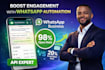 setup gohighlevel whatsapp business API and automation