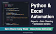 automate repetitive excel tasks and data reports with python