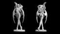 create 3d printable character models stl files