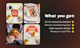 design eye catching posts for restaurants and cafes