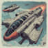 design spaceship, sci fi illustration and sci fi art
