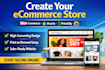 create ecommerce online store on woocommerce shopify printify printful pod store