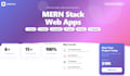 build a mern stack saas web app with react, nodejs and rest API software