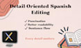 professionally proofread and edit your spanish texts