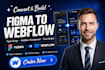 design or build webflow website, webflow expert, figma to webflow
