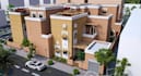 3d residential complex,real estate development,housing exterior,townhouse render