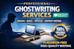 ghostwrite your novel chapter by chapter