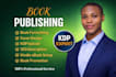 do amazon kdp book cover design upload ebook paperback