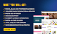 do wordpress website development, design redesign wordpress website