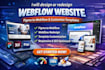 design redesign webflow website figma to webflow customize webflow template