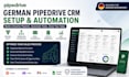 setup german pipedrive CRM, pipedrive workflow automation integrate pipedrive