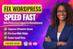 speed up wordpress, fix core web vitals and improve gtmetrix performance score