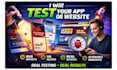 do app testing and website testing ,qa,i phone, ipad ,and android user testing