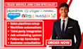 setup zoho pipedrive vtiger salesforce hubspot monday crm gohighlevel automation