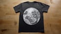 draw linocut illustration for tshirt design