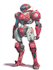 design futuristic robot or mecha character art