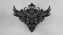 custom an abstract black tattoo design