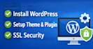 setup wordpress website, domain and ssl