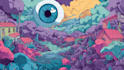 make trippy, psychedelic, surreal, illustrations designs