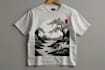 create a japanese t shirt illustration