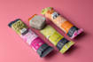 design premium pouch bag packaging with front and back