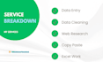 be your expert data entry and web research assistant