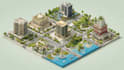 create a professional isometric map