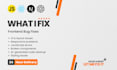 fix frontend bugs in react, nextjs and javascript websites