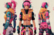 design anime character , cyberpunk character