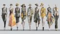 create a simple fashion illustration