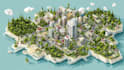 draw unique isometric map illustration flat design 2d isometric map