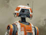 design a detailed sci fi robot character illustration