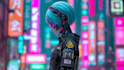 design anime character , cyberpunk character