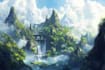 design amazing fantasy landscape