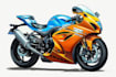 draw cartoon motorcycle illustration from your image