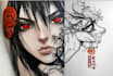 make anime tattoo design