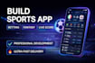 develop sports app live score football app or sports website