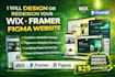 make wix framer website design figma godaddy framer page website redesign design