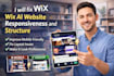 fix wix ai website responsiveness and improve layout structure