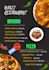 design a professional restaurant menu